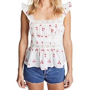 Free People Beautiful Fleurs Blouse